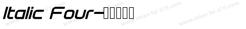 Italic Four字体转换